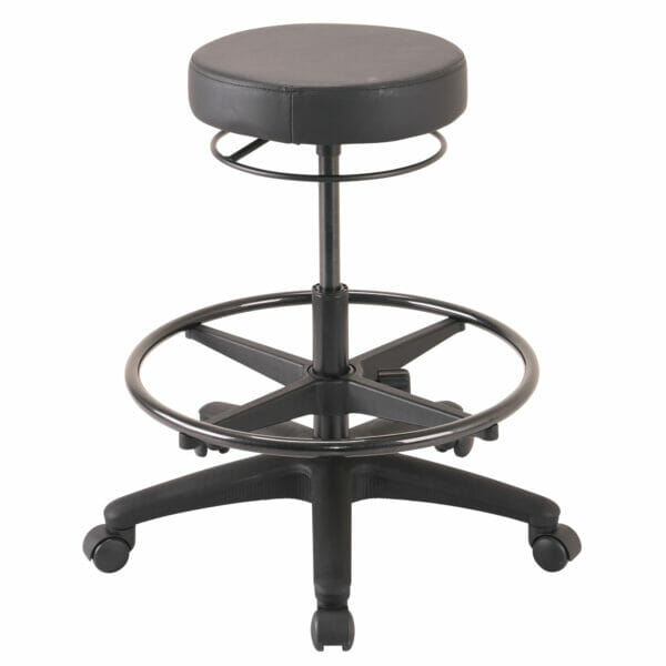 buro revo stool with architectural foot ring