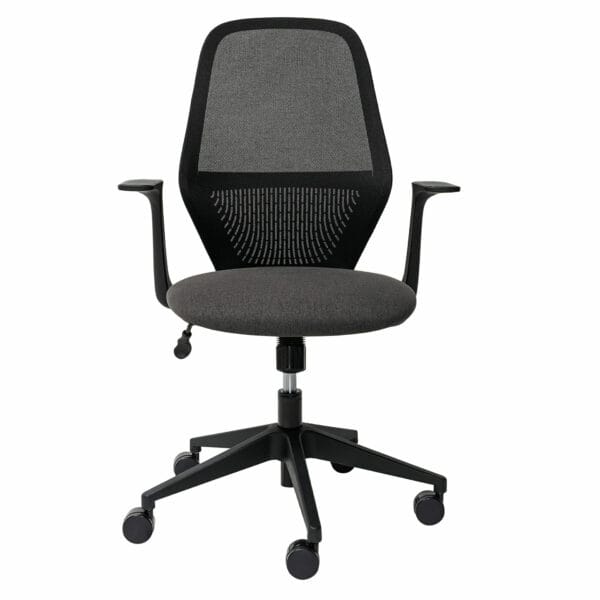 Mondo Soho chair in black front angle