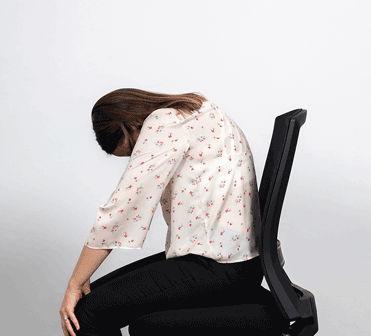 cat-cow-stretch desk chair stretch for healthy neck and spine