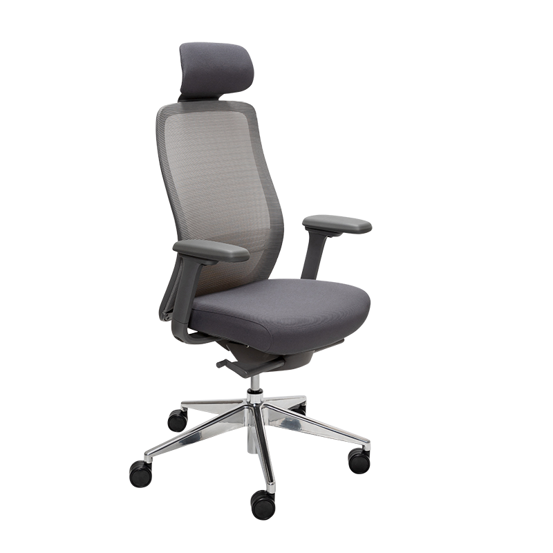 Luna-Grey-PP-Ali-Base-Headrest-Arms Konfurb Luna Ali Base Headrest with Arms