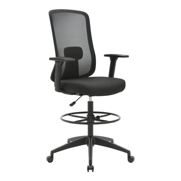 Buro Elan Drafting black Front angle clearcut image