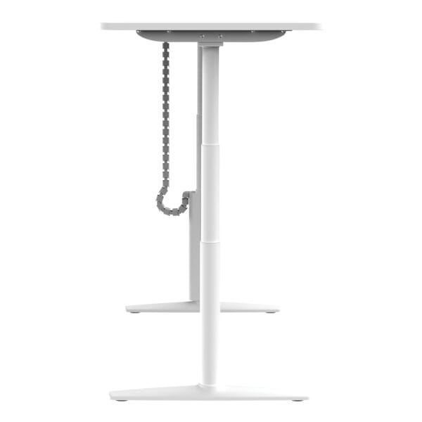 Buro Syntra Single Height Adjustable Desk white highest position