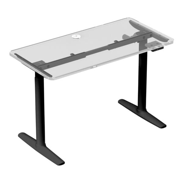 Buro Syntra Single 1200x600 Black frame