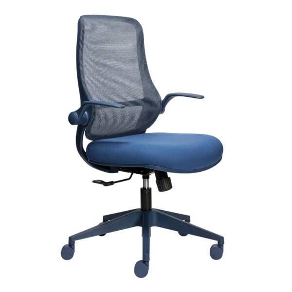 Mondo Zest Blue Mesh back chair