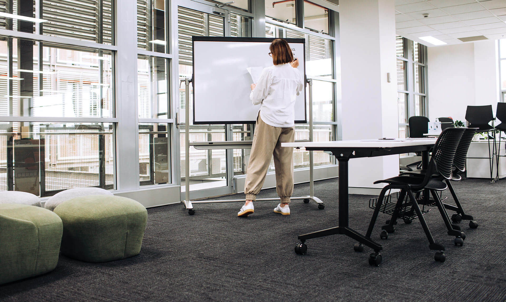 Buro MyWorkSpace Flip Training Table