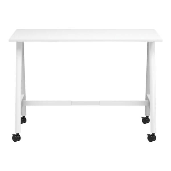 A Frame High Training Table with castors 1500x750 front White