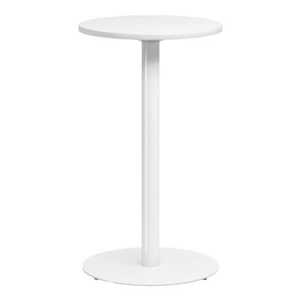 round high table 600mm DIA white