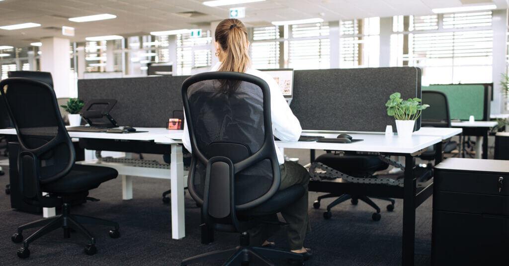 height adjustable desks for hot desking