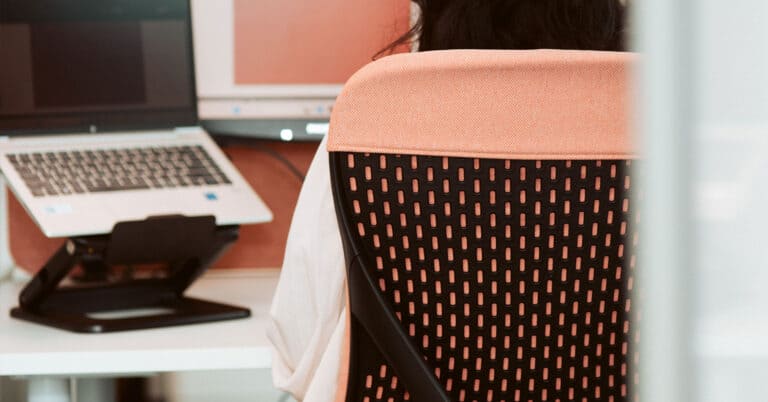 colourful office chair