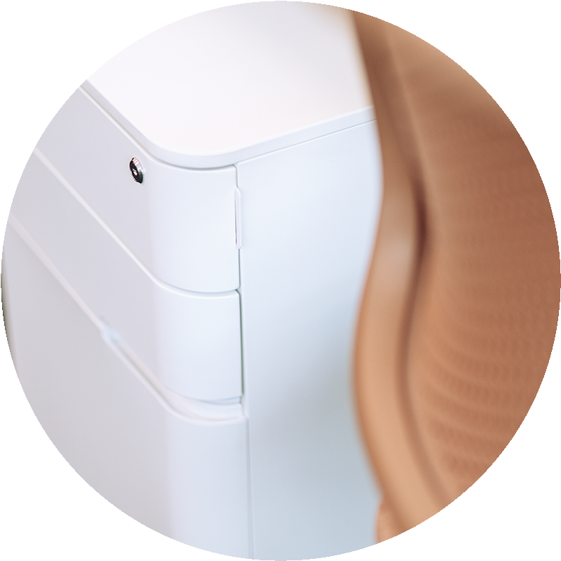 durable mobile medestal