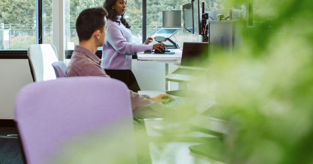 purple buro axon office chairs
